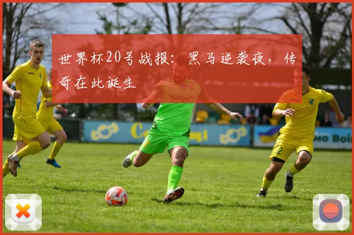 世界杯20号战报:黑马逆袭夜,传奇在此诞生