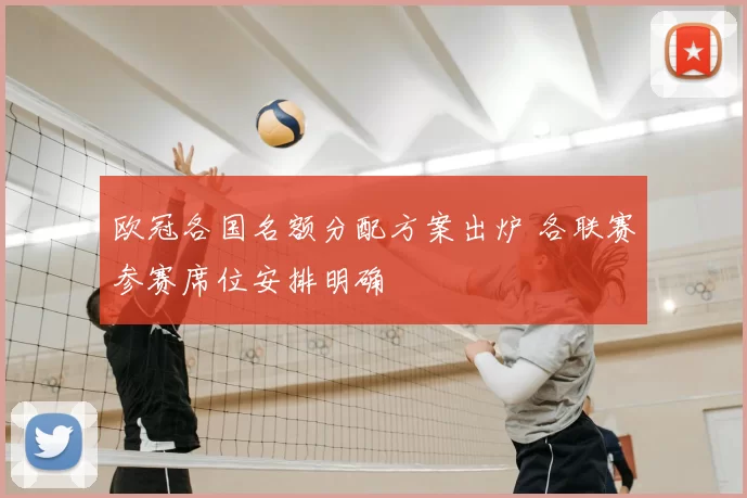 欧冠各国名额分配方案出炉 各联赛参赛席位安排明确